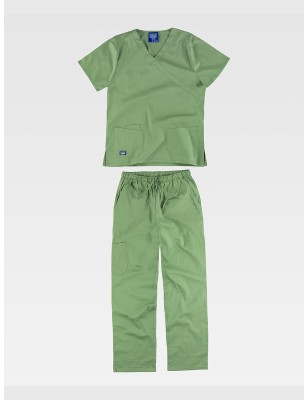 COMPLETO UNISEX CASACCA + PANTALONE TESSUTO ELASTICIZZATO