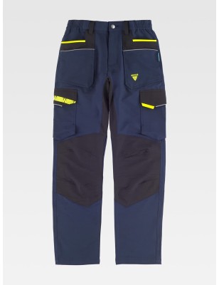 PANTALONE DA DONNA MULTITASCHE ELASTICIZZATO