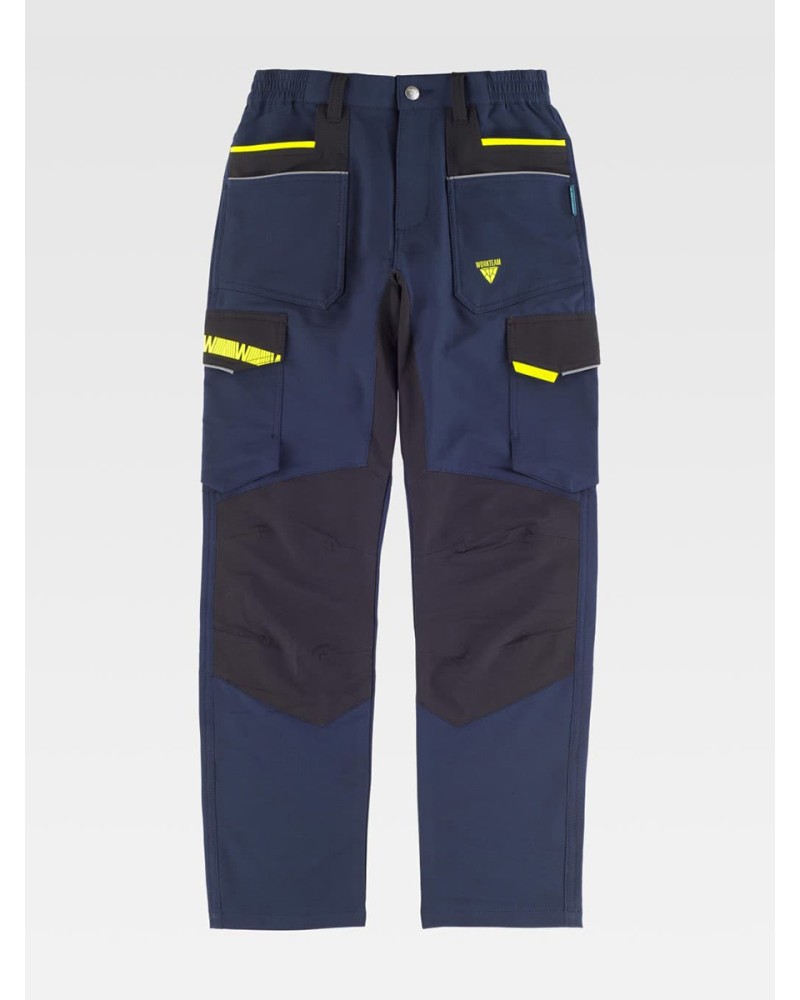 PANTALONE DA DONNA MULTITASCHE ELASTICIZZATO
