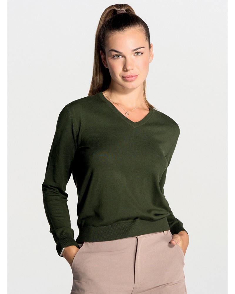 PULLOVER DONNA COLLO A V