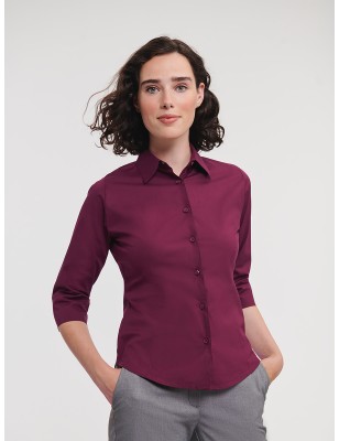 CAMICIA DONNA MANICA 3/4 STRETCH