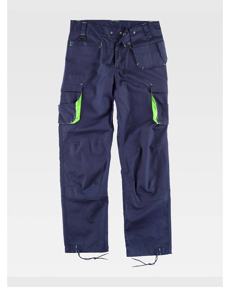 PANTALONE DA LAVORO MULTITASCHE RINFORZI ALLE GINOCCHIA