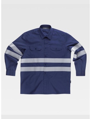CAMICIA MANICA LUNGA BANDE RIFRANGENTI