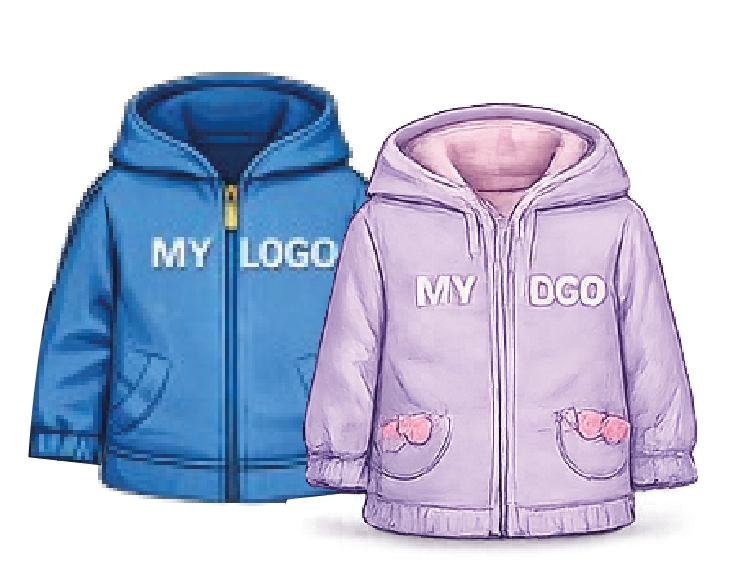 Felpe Bambino con zip e cappuccio