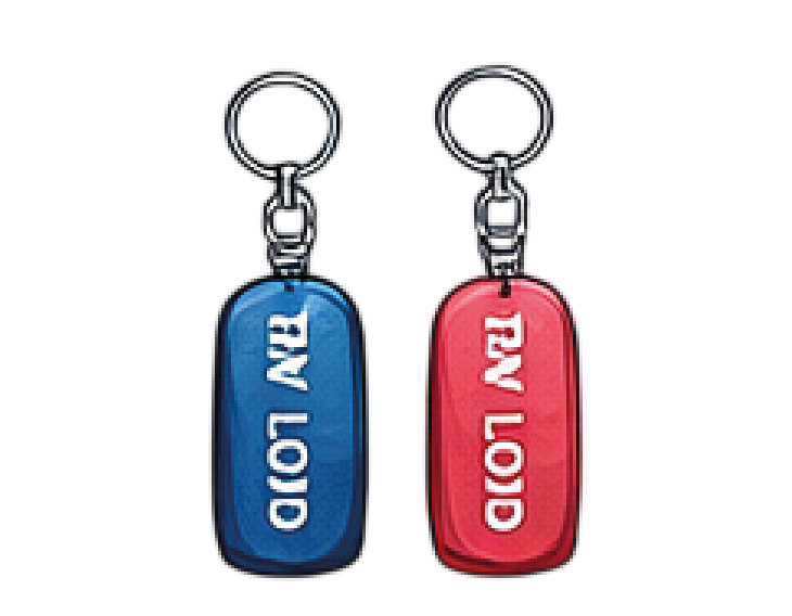 Portachiavi in Plastica